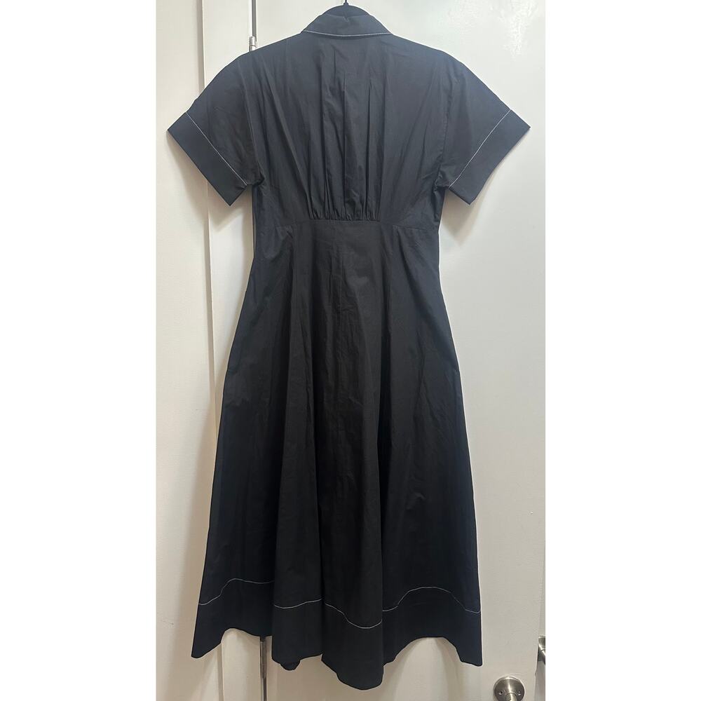 J.CREW Zip-Up Shirt-Dress in Black CI906 Size 4 NWT - Picture 3 of 13
